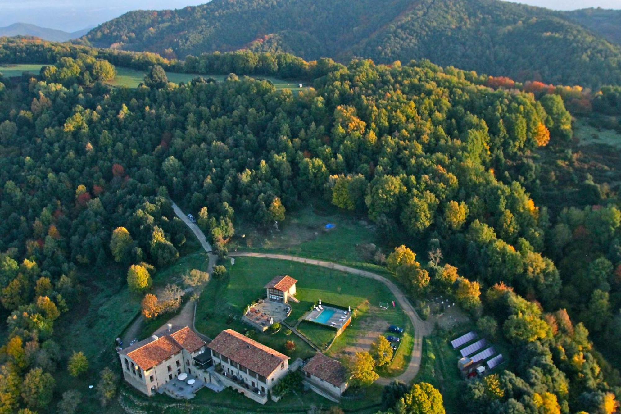Hotel Restaurante El Ventos Sant Felíu de Pallarols Exteriér fotografie