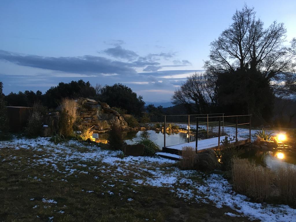 Hotel Restaurante El Ventos Sant Felíu de Pallarols Exteriér fotografie