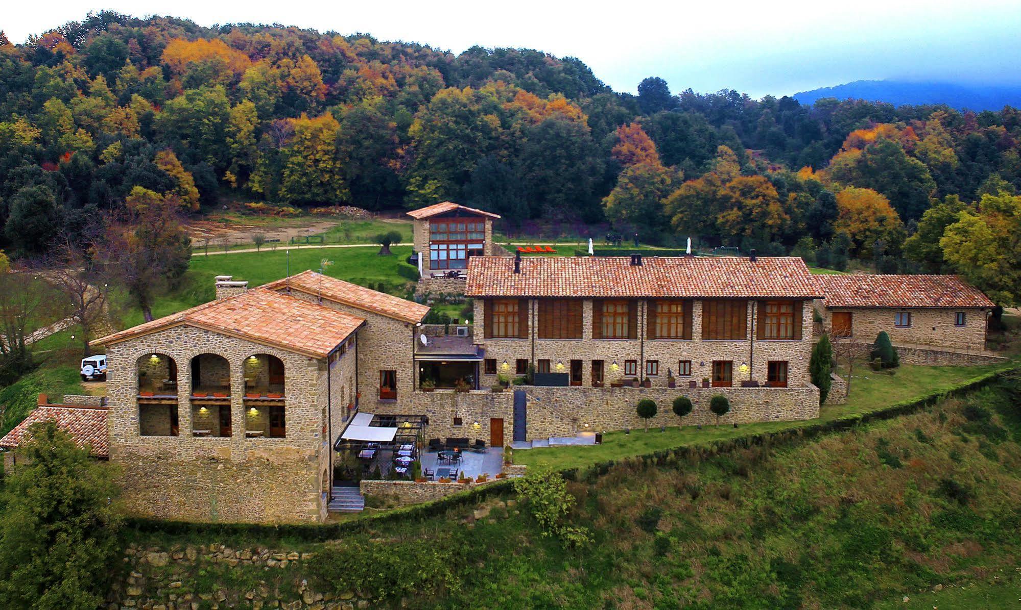 Hotel Restaurante El Ventos Sant Felíu de Pallarols Exteriér fotografie