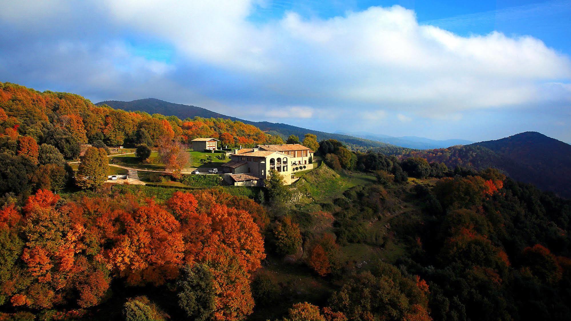 Hotel Restaurante El Ventos Sant Felíu de Pallarols Exteriér fotografie