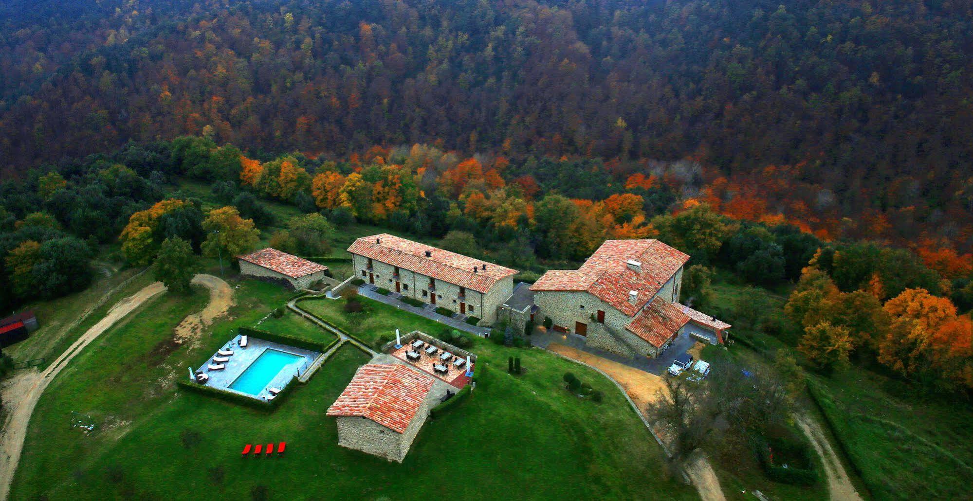 Hotel Restaurante El Ventos Sant Felíu de Pallarols Exteriér fotografie