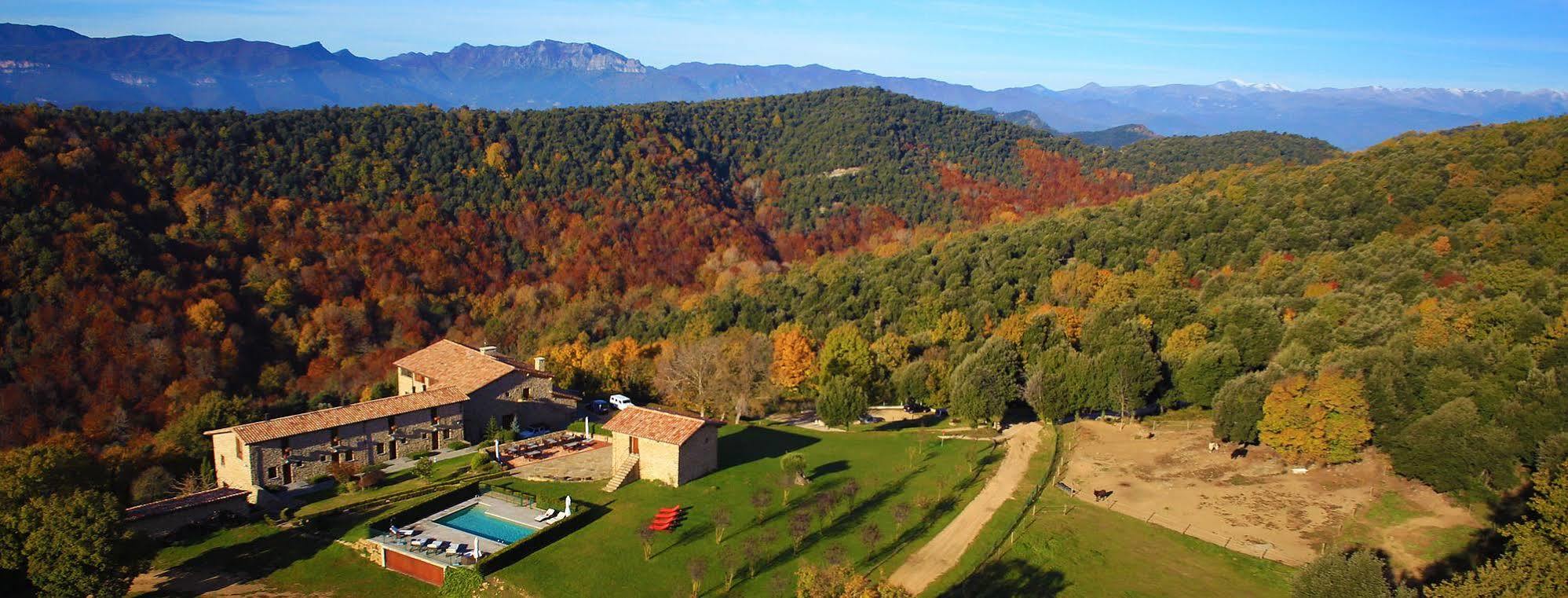 Hotel Restaurante El Ventos Sant Felíu de Pallarols Exteriér fotografie