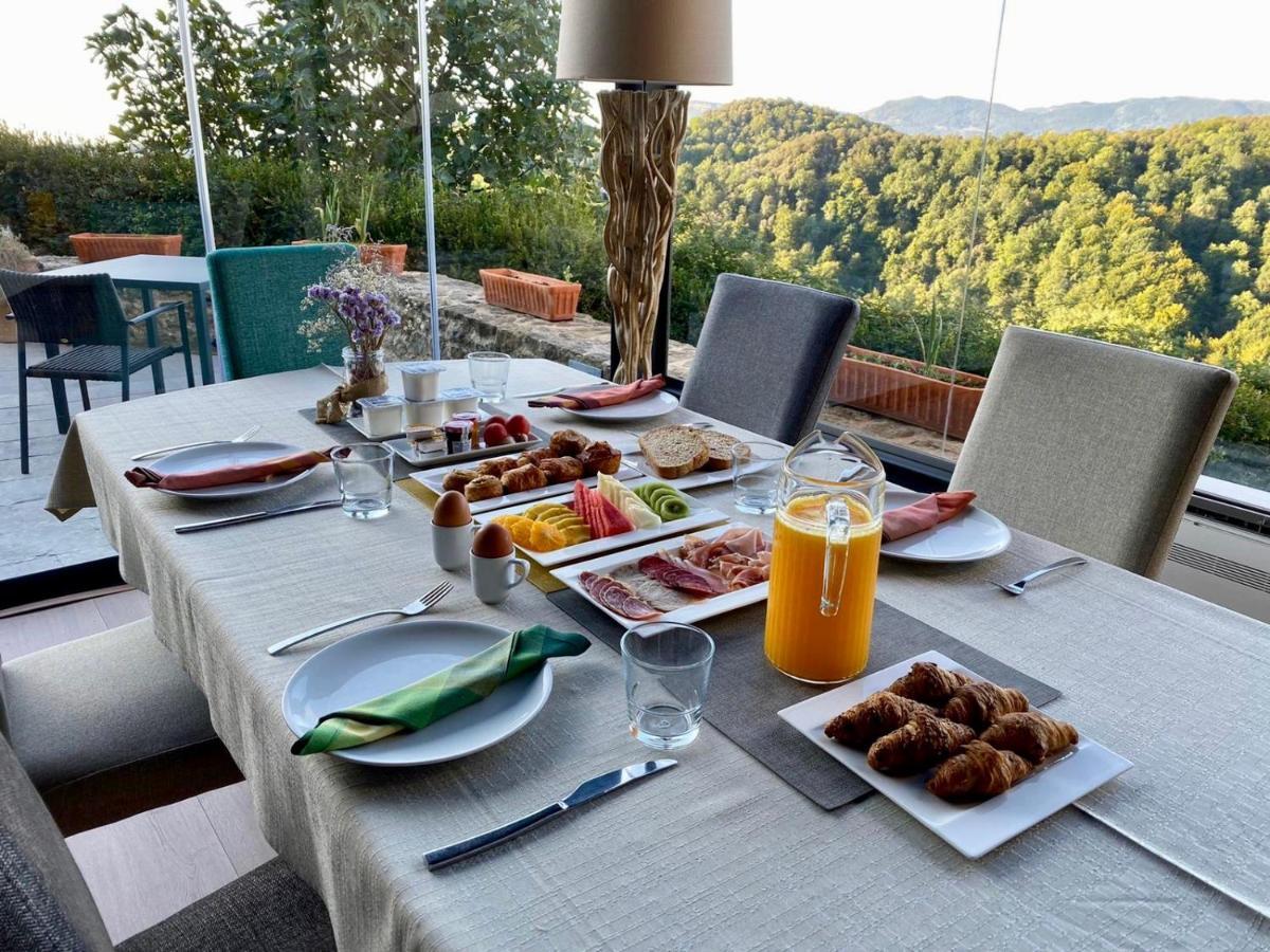 Hotel Restaurante El Ventos Sant Felíu de Pallarols Exteriér fotografie