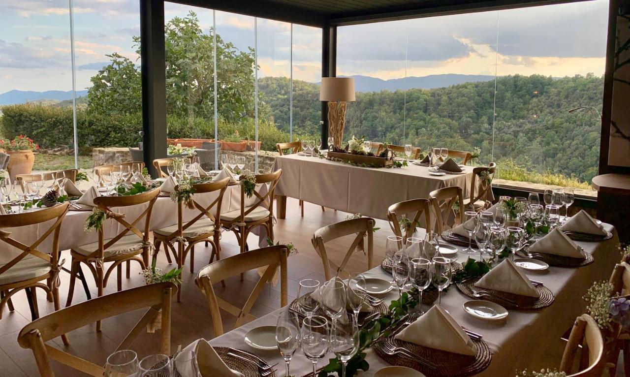 Hotel Restaurante El Ventos Sant Felíu de Pallarols Exteriér fotografie